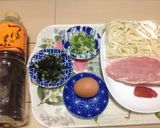 冰涼清爽醬汁 &烏龍麵的食譜步驟1照片