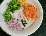A picture of step 1 of Veg Masala Oats Pancakes.