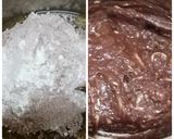 A picture of step 9 of Chocolate Zucchini Muffins (eggless).