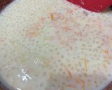 A picture of step 5 of Tapioca carrot kheer.