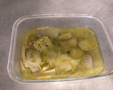 Foto del paso 3 de la receta: Alcachofas con aceite y pimienta
