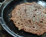 A picture of step 6 of Ragi flour chilla.