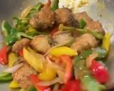 A picture of step 10 of Sweet and Sour Fried Grouper with Colorful Peppers.