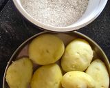 A picture of step 2 of Makhana sabudana tikki.