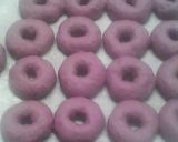 Foto langkah ke 6 dari resep Donat ubi ungu lembut.