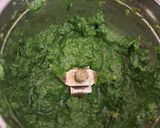 A picture of step 2 of Double tadka lahsuni Palak khichdi.