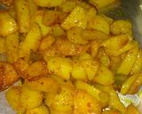 A picture of step 3 of Potato fry.