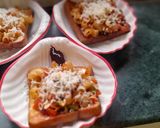 A picture of step 6 of Macaroni Open Sandwich.