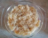 Sonkás-kolbászos-sajtos tészta recept fázis 10 fotója