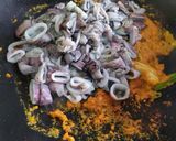 Foto langkah ke 2 dari resep Cumi hitam pedas.