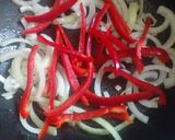 A picture of step 6 of Chicken Fajitas.