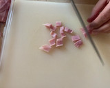 Foto del paso 1 de la receta: Ensalada de garbanzos con lacón