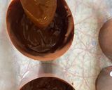 A picture of step 7 of A Pudding for HM Queen, Eton Mess in a handmade Chocolate Cup.