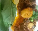 A picture of step 3 of Bhaji Gosht.