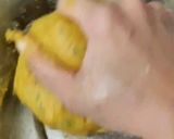 A picture of step 7 of Besan ki roti.