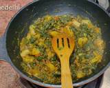 #Aloo_ palak Sabji recipe step 2 photo