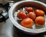 A picture of step 1 of Tomato spicy kadhi.