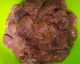 Csípős csirkemáj recept fázis 1 fotója