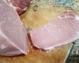 Foto del paso 1 de la receta: Churrasco de carre de cerdo con arroz y huevo