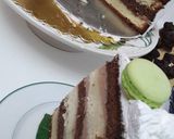Une image de l'étape 2 de Layer cake chocolat & vanille.