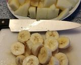 Foto del paso 1 de la receta: Zumo de melón y plátano