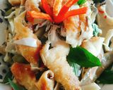 Hình bước làm 2 của món Gỏi gà xé phay (món chay)