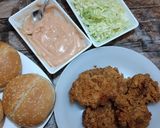 A picture of step 4 of Crispy n crunchy zinger fillet.