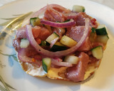 Foto del paso 4 de la receta: Tostadas de atún fresco 🐟