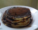 Hình bước làm 8 của món Pancake chocolate