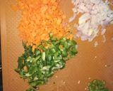 A picture of step 1 of Veg burger.