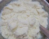 A picture of step 3 of Green Gram halwa.
