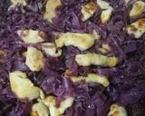 Foto del passaggio 3 della ricetta Straccetti di pollo in cavolo rosso😋