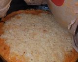 A picture of step 4 of Spanish rice.