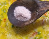 Újburgonyás, zöldborsós,kapros vegán leves recept fázis 5 fotója