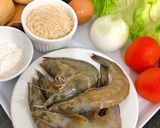 Hình bước làm 1 của món Chả tôm chiên xù (ăn dặm)