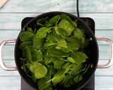 A picture of step 2 of Greek Spinach and Rice.