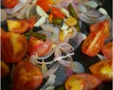 A picture of step 3 of Palak chhole.