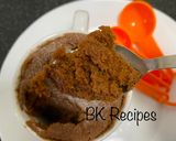 A picture of step 5 of Milo Mug Cake @ 2mins.