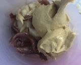 A picture of step 1 of Caesar Salad Dressing.