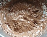 A picture of step 3 of Chocolate Salted Caramel Cheesecake Yule Log with Speculoos and Cream Cheese.