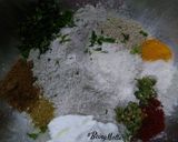 A picture of step 1 of Bajri-Methi Puri.