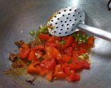A picture of step 2 of Bathua bhujia.