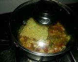 A picture of step 5 of Chicken vegetable Maggi.