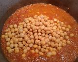A picture of step 5 of Chana Masala (Indian Dish).