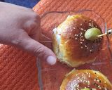 صورة لخطوة 14 من وصفة ميني هامبرغر روعة وفي القمة يستحق التجربة حبيباتي 🤗😋👍💪