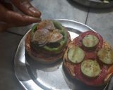 A picture of step 4 of #wd #Veg. burger.