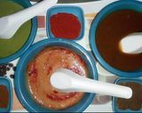 A picture of step 7 of Dahi vada.