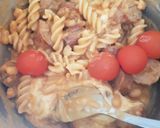 A picture of step 8 of My Sausage & Tomato Beans Pasta.