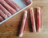 صورة لخطوة 2 من وصفة شريحة لحم مع الفطر واليم الصيني(Chinese yam)