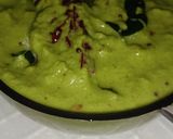 A picture of step 3 of Moog dal green chutney.